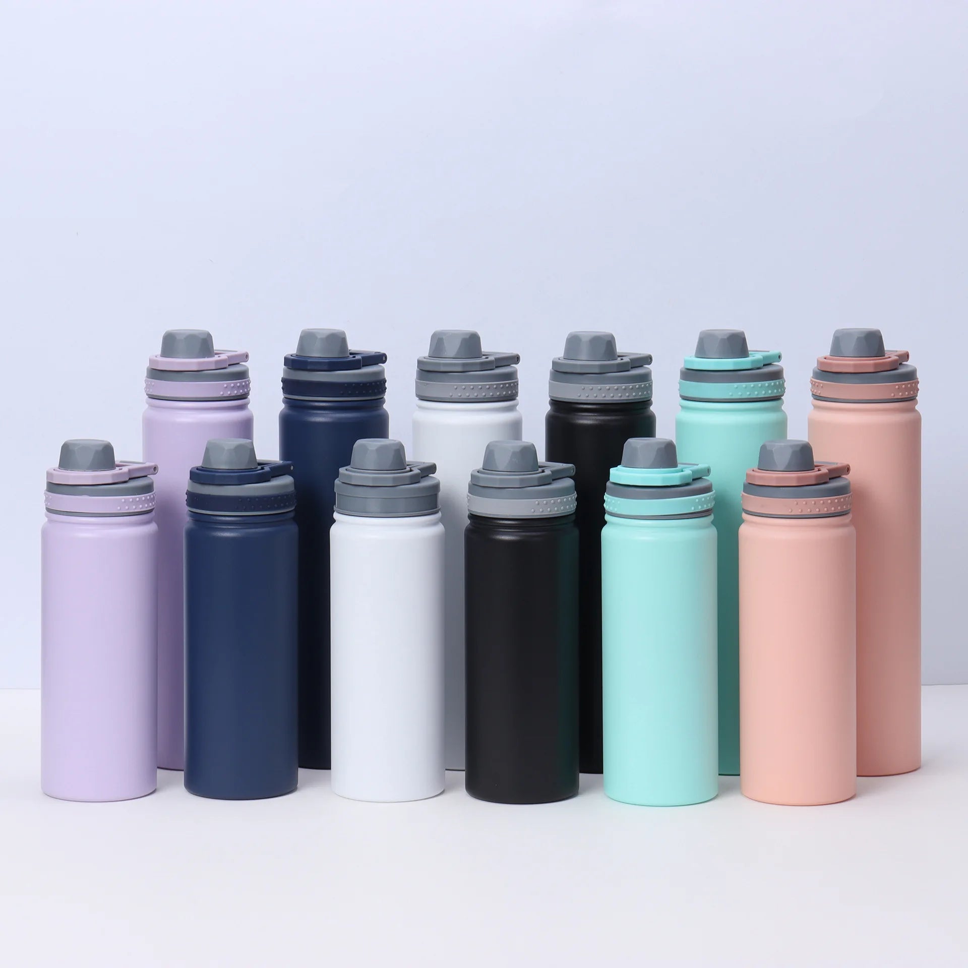 Custom Logo 530/750ML Stainless Steel Vacuum Flask Insulated Travel Cup & Thermos Bottle with Coffee Mug Customizable Logo