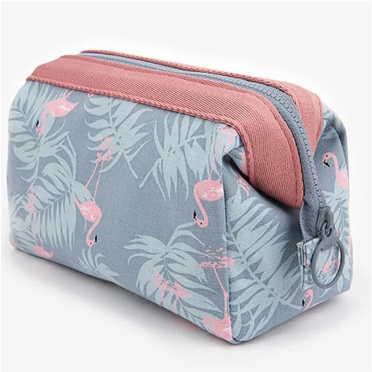 Popular Flamingo Printed Waterproof Cosmetic Makeup Bag Travel Washing Toiletry Case Pouch Organizer