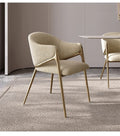 Modern Light Luxury Fashion Flannel Lamb Velvet Lounge Chair Coffee Chair Dressing Chair