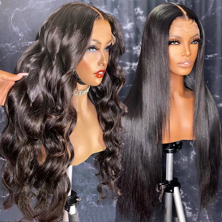 Wholesale Ready to Ship Cheap Straight Body Wave Wig Transparent Lace Virgin Hair Wigs for Women Front Lace Human Wig Vendors