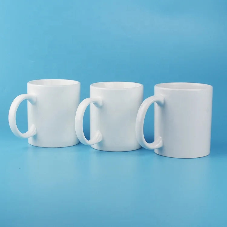 New Design Ceramics White Blank Coffee Mugs for Sublimation Tumbler Cup Mug