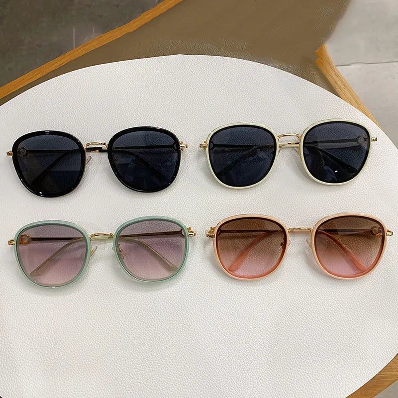 Stylish Trendy Anti Blue Light Blocking Metal Optical Eyewear Rectangle Frame Big Glasses Women Men Fashionable Lens Position