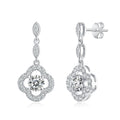 GRA Certificate Moissanite Diamond Moissanite Earrings Round 4mm Earring Hoop Ready to Ship for Women