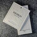 Custom Logo Clothing Luxury Label Special Paper Hang Tags T-Shirt Jacket Business Recyclable