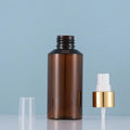 Nice PET Frosted Pump Sprayer Cosmetic Bottle Wholesale Plastic Hair Oil Perfume Shampoo Packaging PP Material With Cream Use