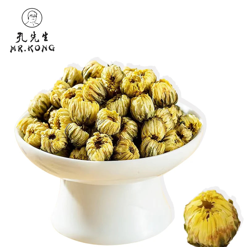 Hot Selling 1kg White Chrysanthemum Morifolium Loose Tea Dried Flower Herbal Tea ISO Certified Fresh Processed Bag Box Bulk