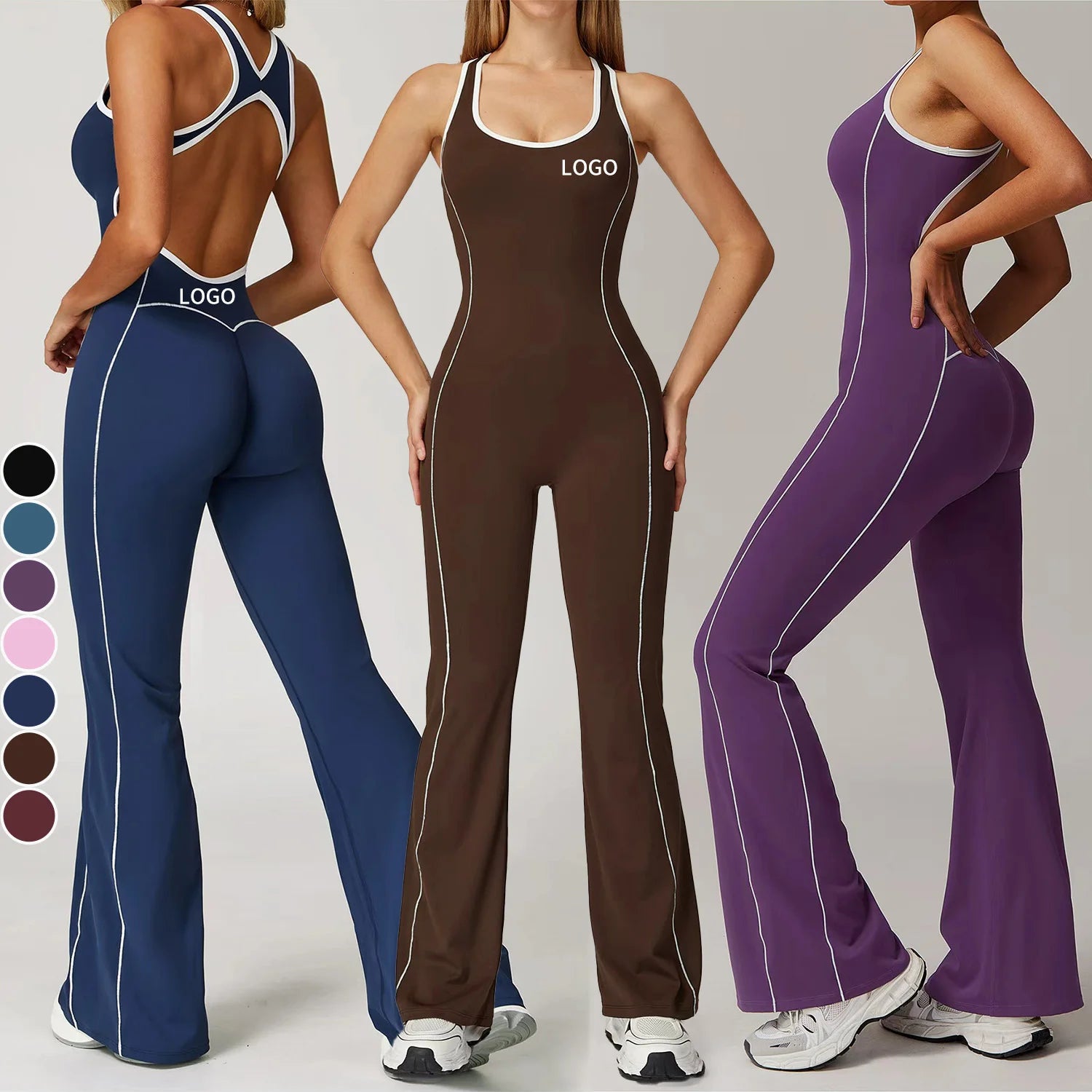 Best Quality Plus Size Four-Way Stretch Hollow Beauty Back Yoga Bodysuits Hip Lifting Fold Micro-carabinized Breathable Sports