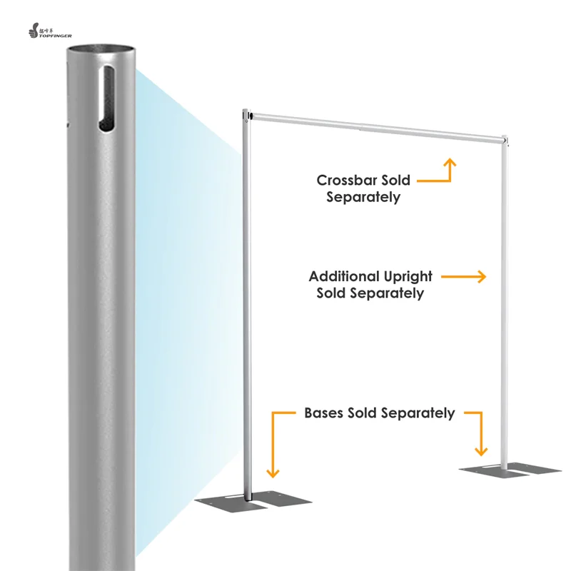 Heavy Duty Adjustable Backdrop Pipe and Drape Stands Kit with Base Plates Wedding Decoration Backdrop