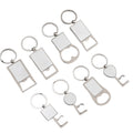Wholesale New Advertising Stainless Steel Heat Transfer Blank Bottle Opener Keychain