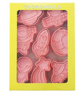 Wholesale  Plastic Cookie Cutter for Kids  8pcs/ Set Decorating Tools Carton Shape Baking Pastry