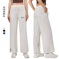 Women's High-Waisted Cool Summer Casual Trousers-Sun Protection Drawstring Loose Lightweight Yoga Pants Pockets Custom Logo