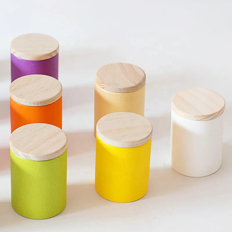 Small Recycled Cardboard Tube for Food Bio-Degradable Powder Container for Storing Cookies Candies Vanishing Stamping Printing