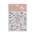 Aha 030 Ins Hottest Colorful Star Moon Cloud Design Nail Art Stickers Decorations