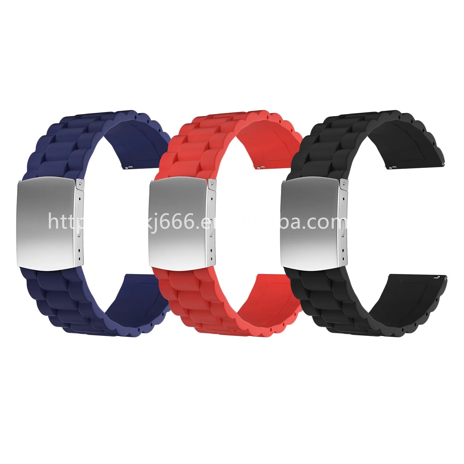 Factory Fashion Design Watch Strap 16/18/20/22/24mm Colorful Watch Bands Strap for Universal Smart Watches