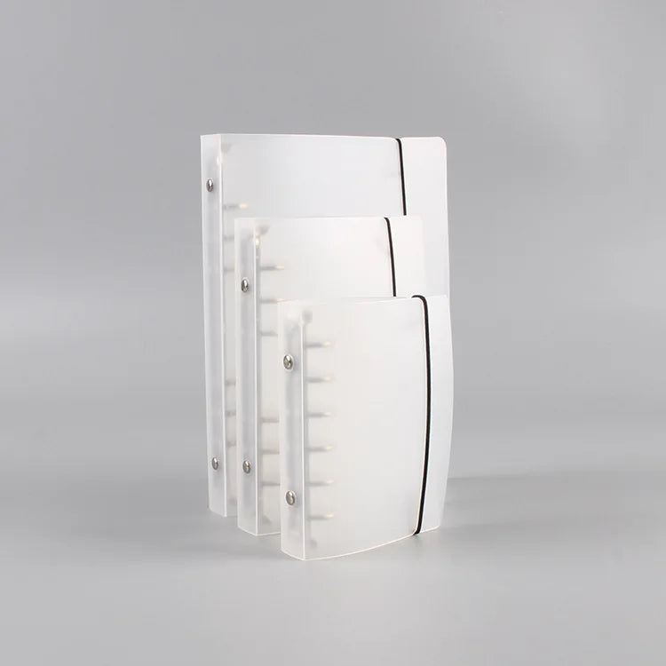 2022Creative New Bandage PP Matte Translucent Notebook Case Metal Sheet Stationery Supplies  A5 / A6 / A7