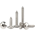 Stainless Steel Philip's Pan Head Self-Drilling Screw Slotted Wood Screws for Wood Metric and Inch Measurement System
