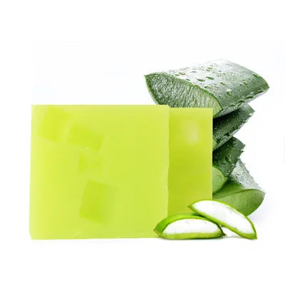 Skin Care Aloe Vera 100% Pure Aloe Vera Gel Natural Whitening Soap Aloe Vera Soaps Essential Oil Handmade Soap
