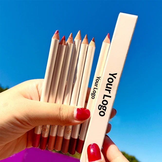 Custom Logo 22 Colors Cosmetic Lipstick Pen Lady Contour Makeup Matte Waterproof Lipstick Tool Maquiagem Lip Liner