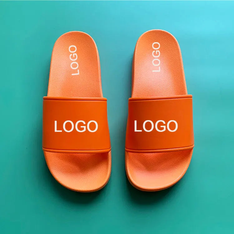 Wholesale Fashion Designed Ladies Slippers with Custom Logo Casual Women's Slides Summer Rubber PVC Insole Home Slippers