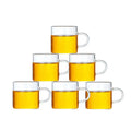 Color Glass Mugs Coffee Custom Coffee Mugs with logo Coffee Mugs Set Tea Cups Glass Tumbler Cups Juice Drink with Handle