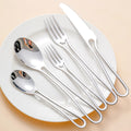 Creative Stainless Steel Hollow Handle Cutlery Set Restaurant Steak Knife Fork Dessert Spoon Silverware Cutlery Set
