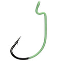 WEIHE High Carbon Steel Luminous Crank Fishhooks With Barbed Single Hook Sets Carp Fishing Hooks Soft Worm Fishing Accessories