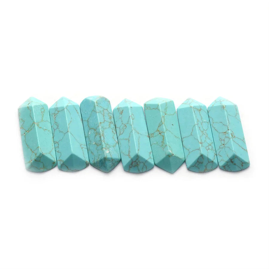 Synthetic Brilliant Cut Blue Turquoise Cabochon Beads Cushion Cut Gemstone for Jewelry Making Price