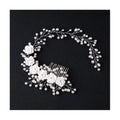 Korean Pearl Flower Bride Hair Comb Clip Wedding Hair Accessories