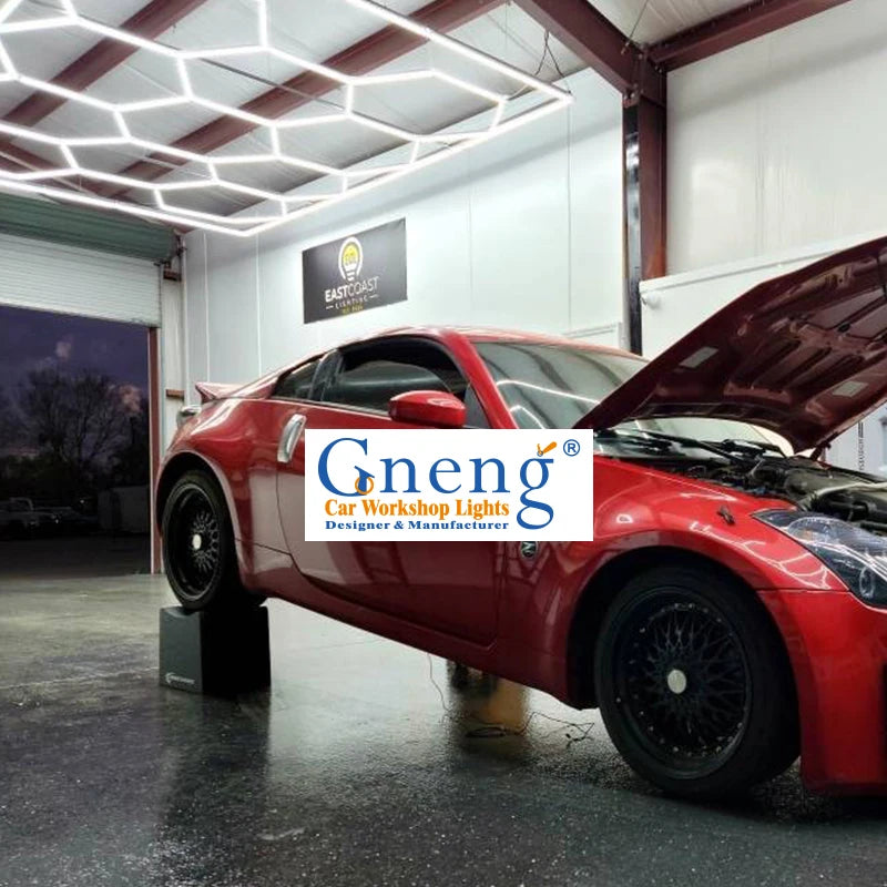 Custom Made High Effective Individually OEM  ZT1088 Car Showroom Lamp 3025mm*4780mm Linkable Car Polishing Lighting