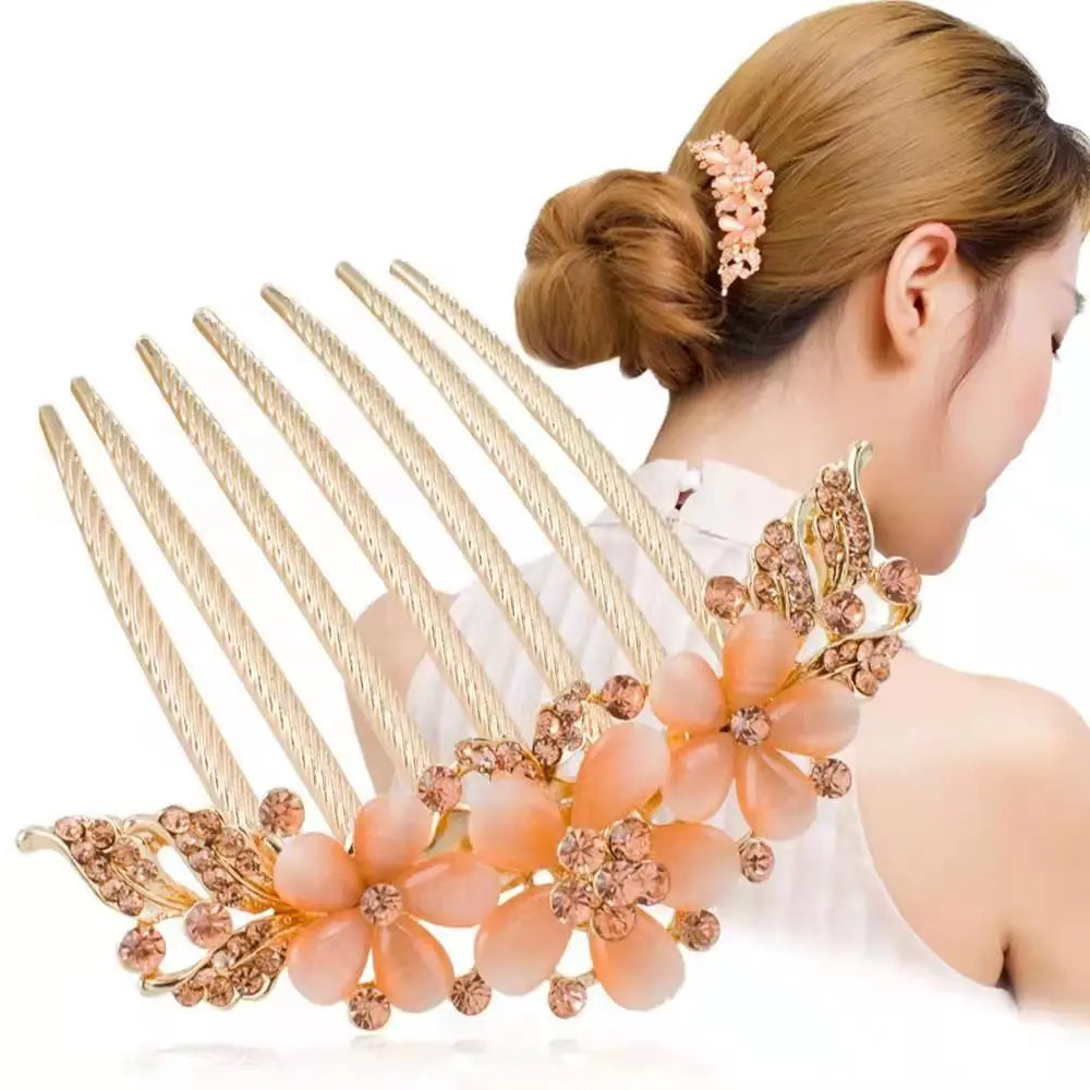 Luxury Alloy Hair Pin and Comb Set for Women-Wedding Anniversary & Engagement Hair Accessories