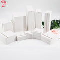 Ebur Custom Luxury Logo Gift Packaging Paper White Black Watch Jewelry Box with Soft Pillow Insert