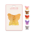 JIRIS Korean Trendy Fashion Matte Butterfly Acrylic Hair Claw Fashion Jelly Candy Color Hair Clip Hair Accessories