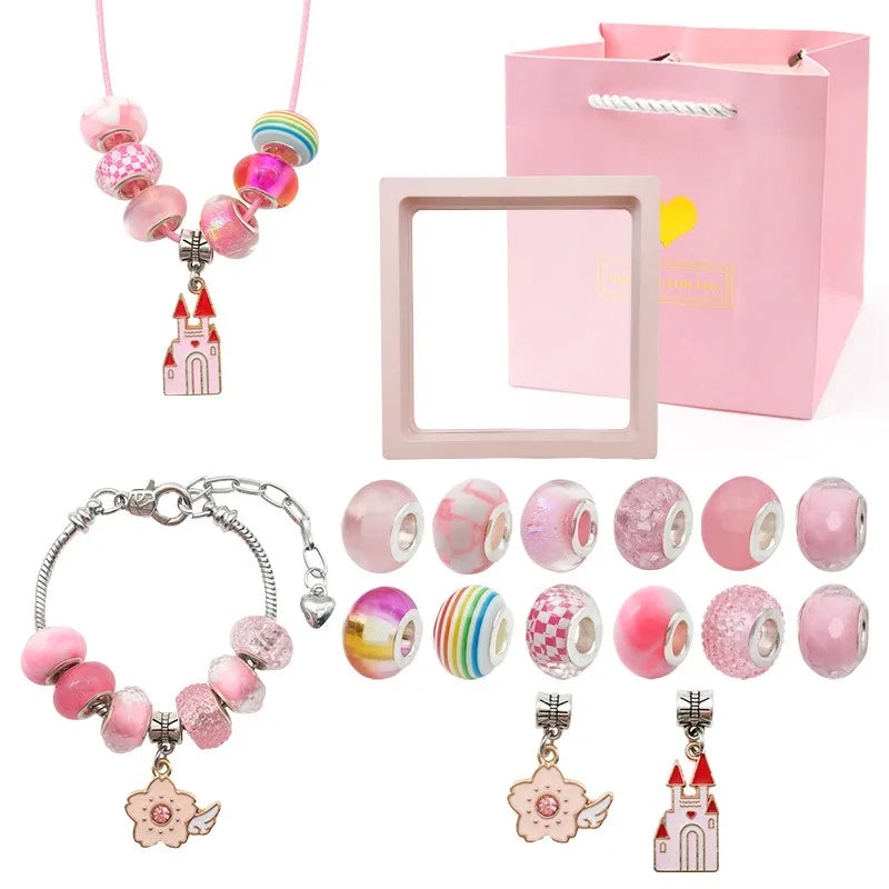 Children's DIY Bracelet Kits Popular Colorful Can Be Put Into Archaeological Blind Box rainbow Soap DIY Children's Toy Bracelet