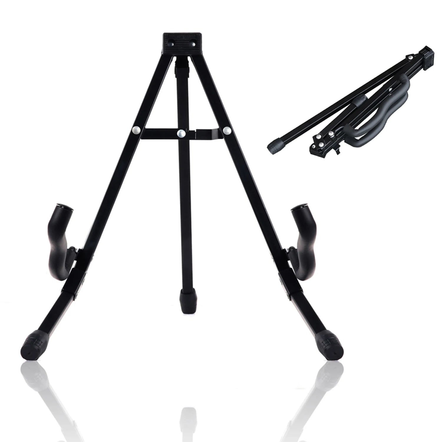 Smiger PF-C15 Extremely Foldable Acoustic Guitar Stand with a Frame Metal Triple Electric Guitar Stands Light Weight
