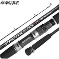 Madmouse 2.1m 2.4m Carbon Offshore Boat Rod 15kgs Progress Spinning/Casting/Jigging Rod for Sea Bass Fishing Japan Fuji Parts
