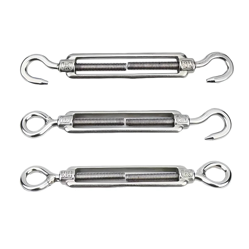 Factory Price Wholesale Turnbuckle with Stainless Steel Turnbuckle Bolt Eye-Hook for Wire Rope Tightener