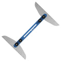 Folding Ruler Solid Metal Stairb Jig Gauge Accurately Measuring Angle and Length Shelf Layout Tool Stair Tread Template Tool