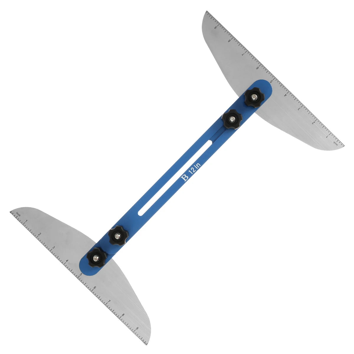 Folding Ruler Solid Metal Stairb Jig Gauge Accurately Measuring Angle and Length Shelf Layout Tool Stair Tread Template Tool