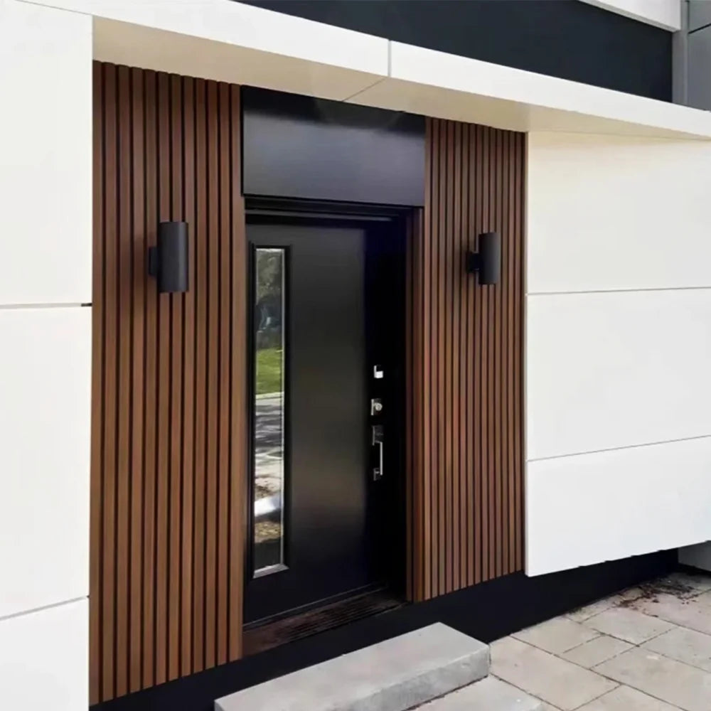 Wpc Exterior Outdoor Decorative Wall Cladding Panel Coextrusion Panel Wooden Siding Board Building Material