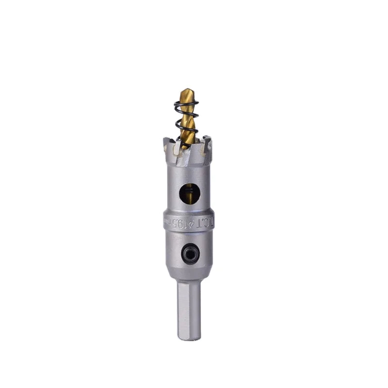 WEIX  25mm Cutting Depth TCT Carbide Tipped Opener Hole Saw Cutter for Stainless Steel and Hard Steel Plate