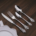 18/10 Stainless Steel Mirror Polish  Gorgeous Silverware Set Luxury Tableware