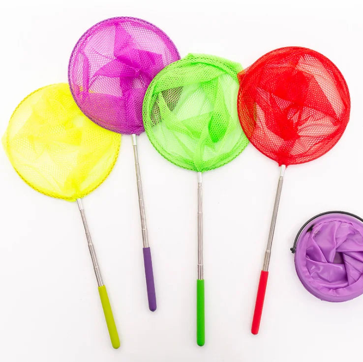 Retractable Stainless Steel Insect Net Dragonfly Fish tank Goldfish Mini Color Children's Dip Net