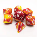 Dungeons & Dragons Tabletop Roleplaying Bulk 16mm Polyhedral Dice Set Red Resin & Acrylic-for DND Games