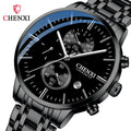 CHENXI 971 Watch Men Wrist Top Luxury New Mens Watches Fashion Chronograph Steel Quartz Sport Waterproof Luminous Gift Clock