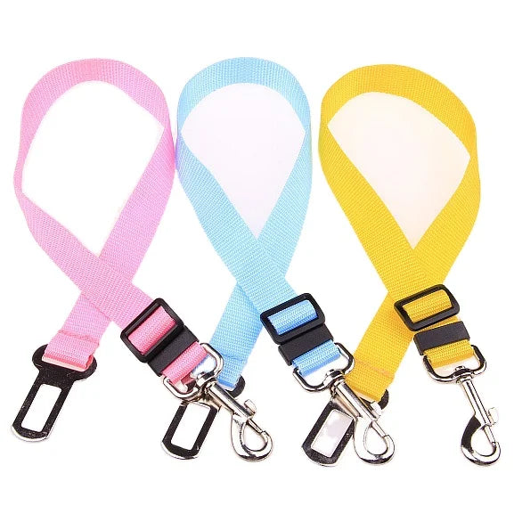 Kingtale Luxury Adjustable Dog Car Harness Double Breathable Mesh Fabric Plus Connector Strap Training Collar Animal