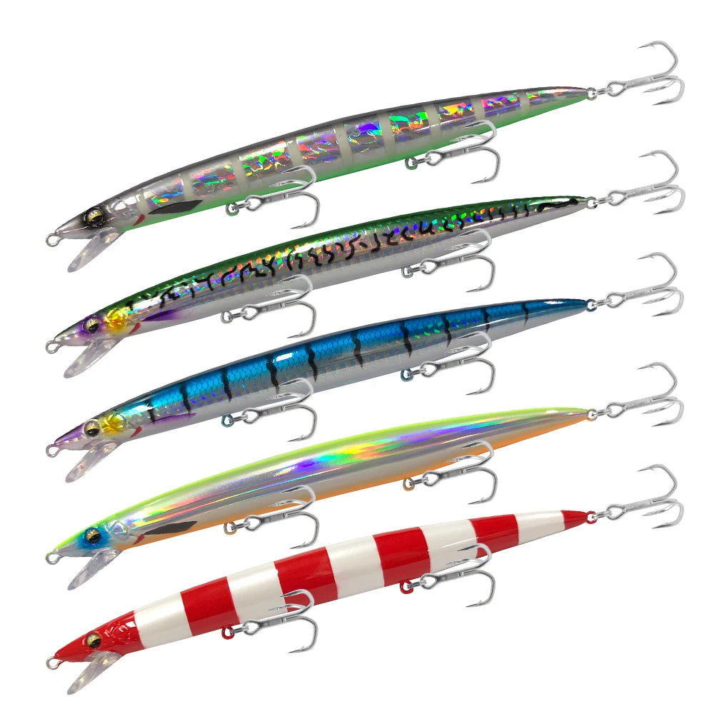 OEM HONOREAL 170mm 25g Saltwater Tuna Hard Plastic Bait Artificial Isca Pesca Sea Bass Minnow Fishing Lures