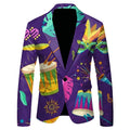 Blazer Sparkle Suit Disco Prom Jacket Party Shiny Tuxedo Banquet Celebration Fashion Sport Coat for Mens Adult
