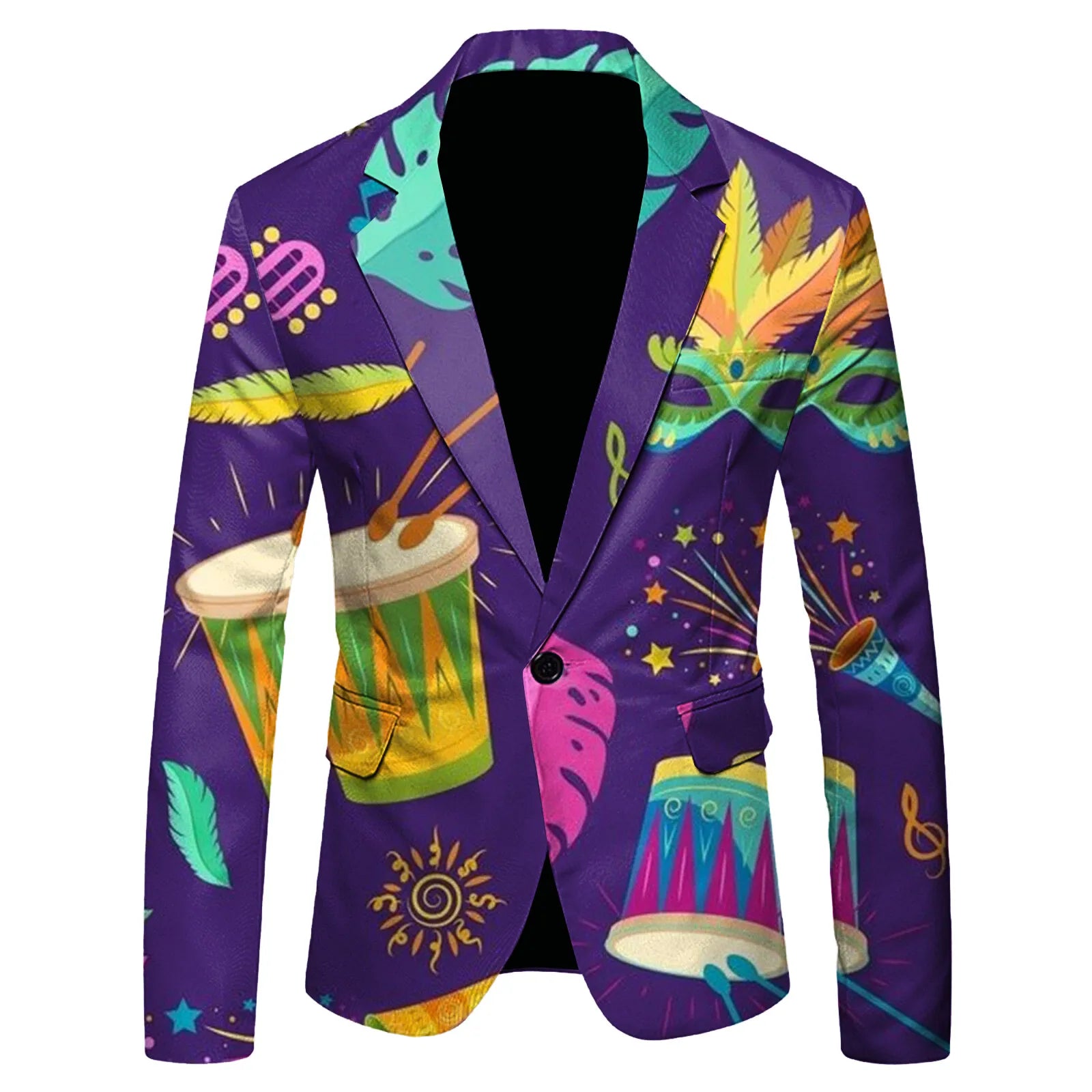 Blazer Sparkle Suit Disco Prom Jacket Party Shiny Tuxedo Banquet Celebration Fashion Sport Coat for Mens Adult