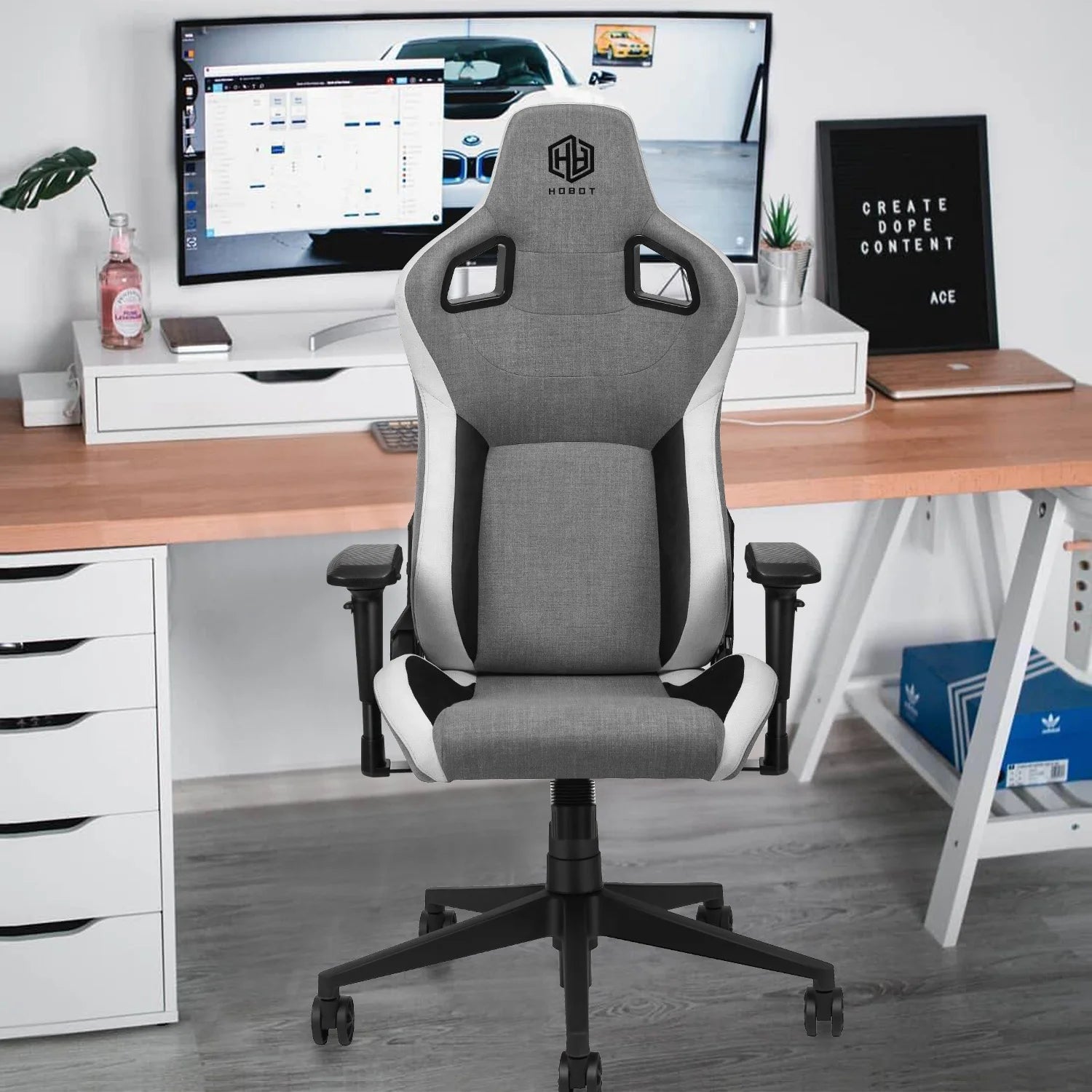 Best Quality Swivel Chair Hot Selling Racing Recliner Adjustable Armrest Comfortable Synthetic Leather Nylon Gaming Chair for
