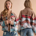America Market Top Rank Selling Winter New Fashion Style Waterproof Printed Woven Denim Outwear Jacket for Women